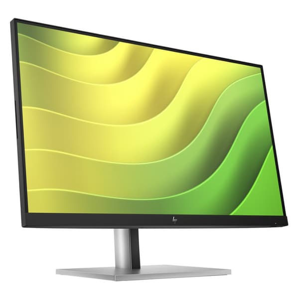 HP E24q G5 QHD Monitor - 23.8" 2560x1440 QHD 300-nit 75Hz AG, IPS, HDMI/DisplayPort, 4x USB-A, height adjustable/tilt/swivel/pivot, 3 years Sort