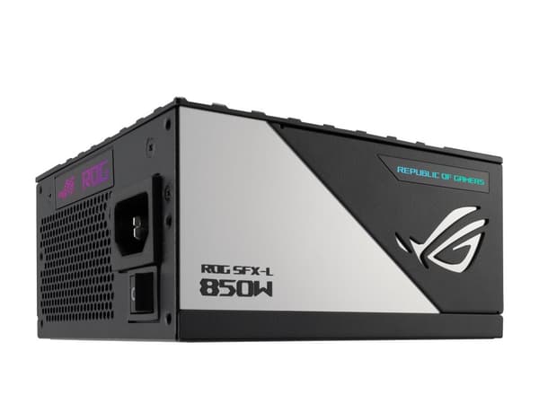 ASUS ROG LOKI SFX-L 850W 80+Platinum Fully Modular Sort, Sølv