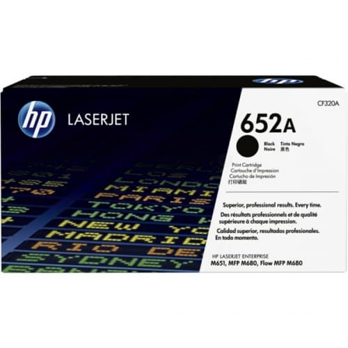 Toner Original HP Black, nr.652A, pentru LaserJet  MFP M680 series, 11K, (timbru verde 1.2 lei) , "CF320A"
