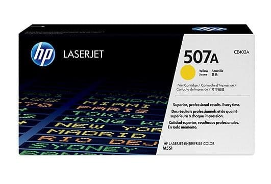 HP tisková kazeta žlutá CE402A originál