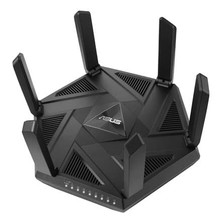 Wifi 6 802.11ax Tri-band Gigabit Gaming Router | RT-AXE7800 | 802.11ax | 574+4804+2402 Mbit/s | 10/100/1000 Mbit/s | Ethernet LAN (RJ-45) ports 4 | Me Sort