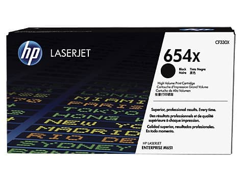 Toner Original HP Black, nr.654X, pentru LaserJet M651 series, 2.5K, (timbru verde 1.2 lei) , "CF330X"