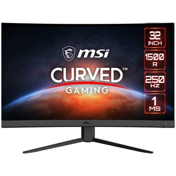 MSI G32C4X 31.5inch VA FHD Curve 1500R 300cd/m2 250Hz 1ms HDMIx2 DP "G32C4X" (timbru verde 7 lei)