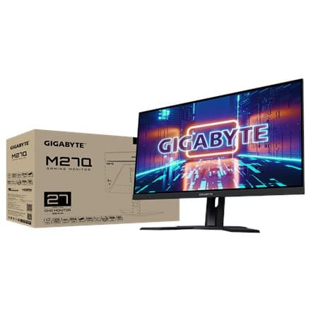 Gigabyte | Gaming Monitor | M27Q-EK | 27 " | IPS | QHD | 170 Hz | 0.5 ms | 2‎‎560 x 1440 pixels | 3‎50 cd/m² | HDMI ports quantity 2 | Black