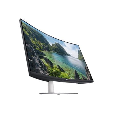 Dell | Curved Monitor | S3221QSA | 32 " | VA | UHD | 16:9 | 60 Hz | 4 ms | 3840 x 2160 | 300 cd/m² | HDMI ports quantity 2 | White