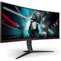 Miniatyrbild 3 av 7: MONITOR  AOC - gaming 34 inch, Gaming, VA, UWQHD (3440 x 1440), Ultra Wide, 300 cd/mp, 1 ms, HDMI x 2 | Display Port, "CU34G2X/BK" (timbru verde 7 lei