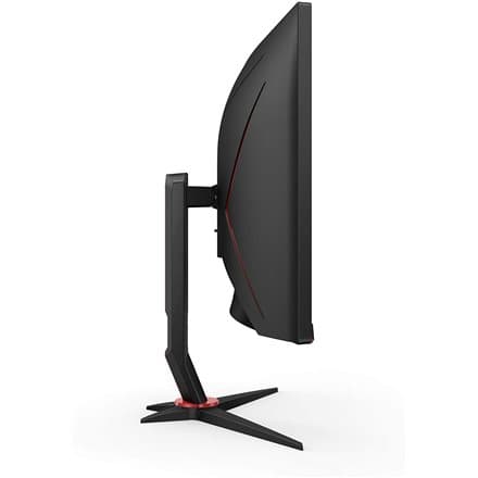 MONITOR  AOC - gaming 34 inch, Gaming, VA, UWQHD (3440 x 1440), Ultra Wide, 300 cd/mp, 1 ms, HDMI x 2 | Display Port, "CU34G2X/BK" (timbru verde 7 lei