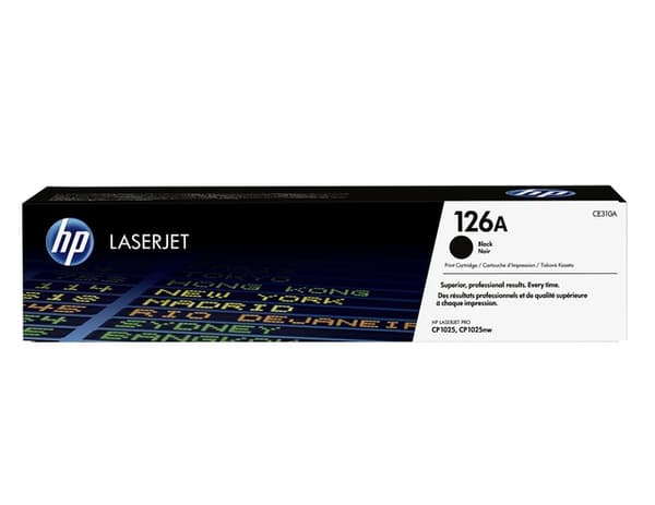 HP 126A original LaserJet Toner cartridge CE310A black standard capacity 1.200 pages 1-pack