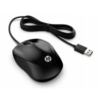 HP Wired Mouse 1000 Sort
