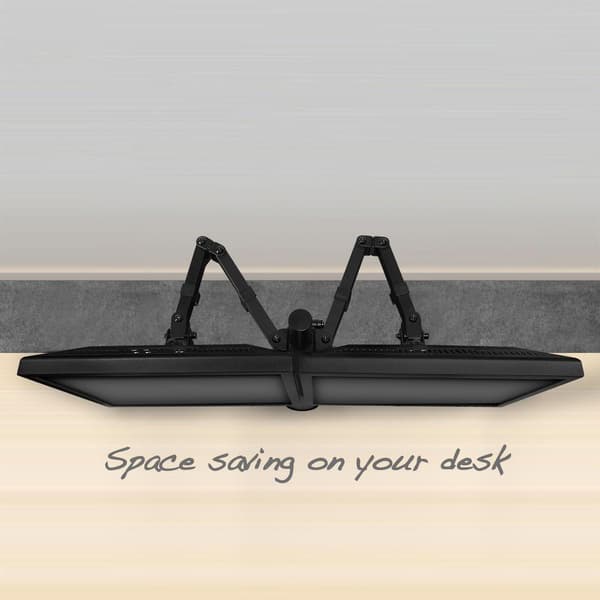 Monitor desk mount, 2 screens up to 32", VESA