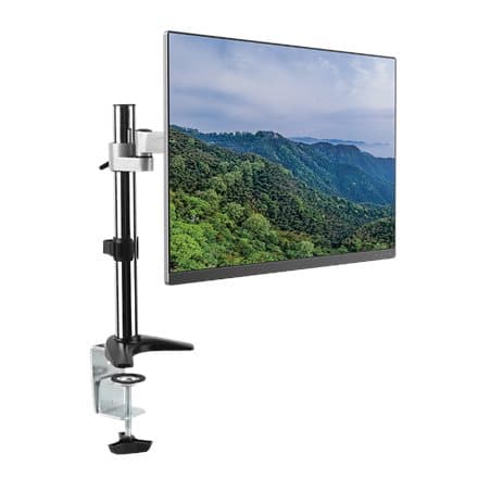 SUPORT de birou LOGILINK, pt 1 TV/monitor plat, diag. max 27 inch, rotatie, inclinare, pivotare, orizontala, verticala, totala, max 8 Kg, "BP0075"