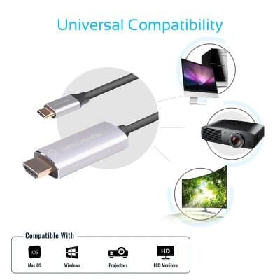 PROMATE HDLink-60H USB-C - HDMI UltraHD 3840x2160@60 Cable 1.8m