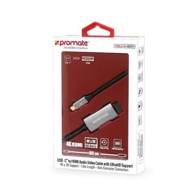 PROMATE HDLink-60H USB-C - HDMI UltraHD 3840x2160@60 Cable 1.8m