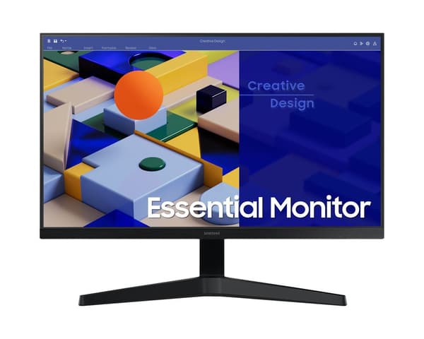 Samsung Essential S31C 24" / FullHD 1920x1080 / 16:9 / IPS / 5ms / 75Hz / VGA/HDMI/VESA Svart