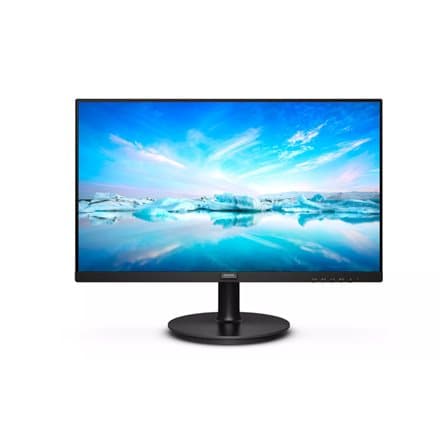 MONITOR  PHILIPS 23.8 inch, home, office, VA, Full HD (1920 x 1080), Wide, 250 cd/mp, 4 ms, HDMI, VGA, "241V8L/00" (timbru verde 7 lei) Svart