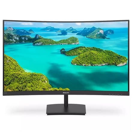 Philips Curved LED-Display E-line 241E1SCA - 61 cm (24") - 1920 x 1080 Full HD Svart