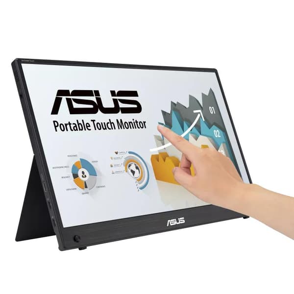 ASUS ZenScreen MB16AHT 39.6 cm (15.6") 1920 x 1080 pixels Full HD Touchscreen Black