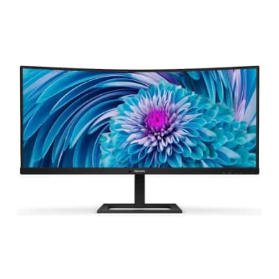 Monitor 346E2CUAE 34 cale VA Curved HDMI DP USB-C HAS Głośniki Sort