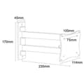 Miniatyrbillede 5 af 6: Neomounts FPMA-W820 Monitor/TV mount wall 10-27" - full motion