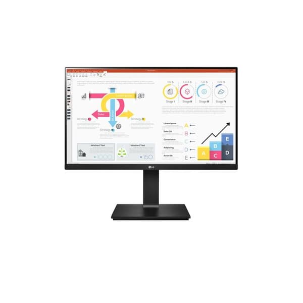 SKÄRM LG 24" Svart 24QP750P-B 16:9 IPS 5ms QHD 2560x1440 300cd/m2 HDMI DP USB-C 2xUSB 3.0 FreeSync Svart Stabilisator Smart Energy Savi