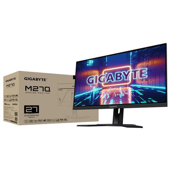 Gigabyte M27Q 68,6 cm (27") 2560 x 1440 pixels Quad HD LED Sort