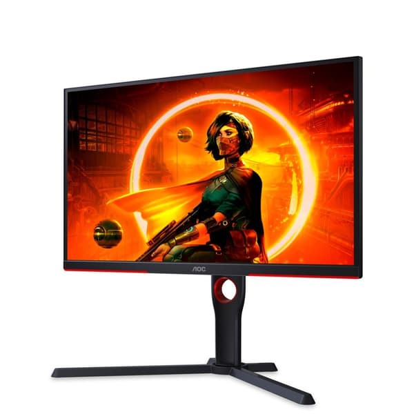 AOC G3 25G3ZM/BK computerskærm 62,2 cm (24,5") 1920 x 1080 pixels Full HD Sort, Rød