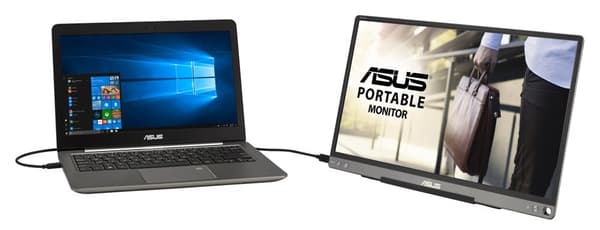 ASUS ZenScreen MB16ACE 39,6 cm (15,6") 1920 x 1080 pixlar Full HD LED Grå