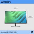 Pikkukuva 6 / 10: HP E27 G5 68,6 cm (27") 1920 x 1080 pikseliä Full HD LED musta