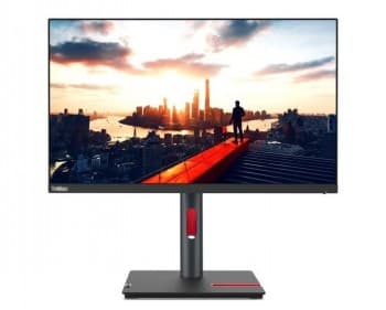 LENOVO ThinkVision P24h-30 23.8inch Monitor USB Type-C HDMI DP 4xUSB 3.2 USB-C Dock LAN/RJ45 Topseller Sort