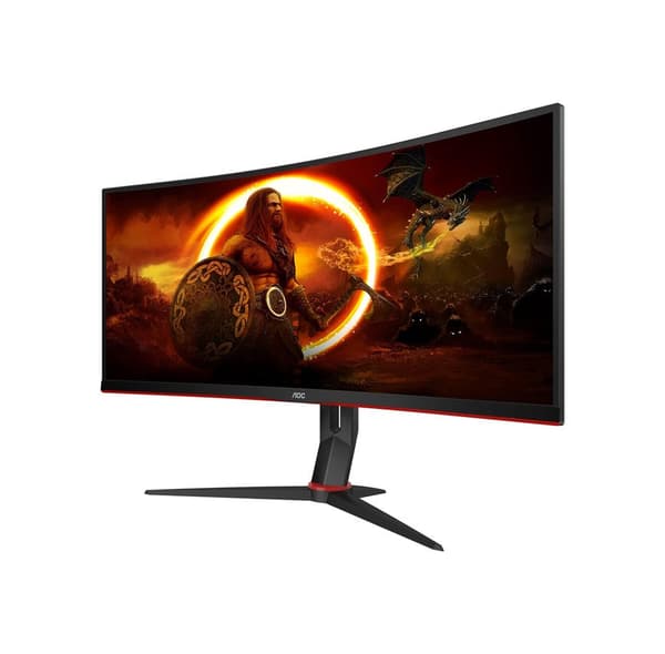 AOC 34" CU34G2X/BK Ultrawide Krökt Spelmonitor
