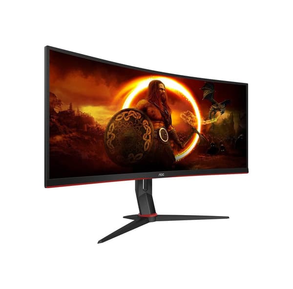 AOC 34" CU34G2X/BK Ultrawide Krökt Spelmonitor