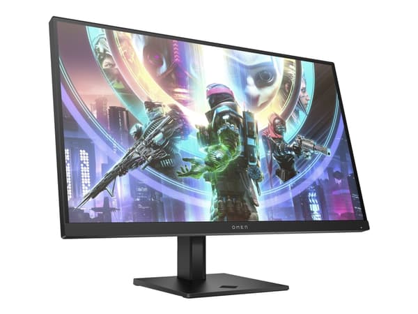 OMEN by HP 27qs - LED-skjerm - gaming - 27" - 2560 x 1440 QHD @ 240 Hz - IPS - 400 cd/m² - 1000:1 - 1 ms - 2xHDMI, DisplayPort - høyttalere - svart
