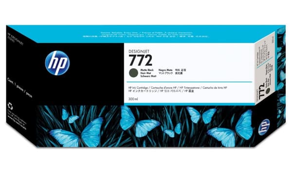 HP 772 original Ink cartridge CN635A matte black standard capacity 300ml 1-pack