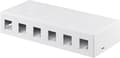 Pikkukuva 1 / 4: Goobay Keystone tom kåpa, 6-port med enkel snap-in-montering