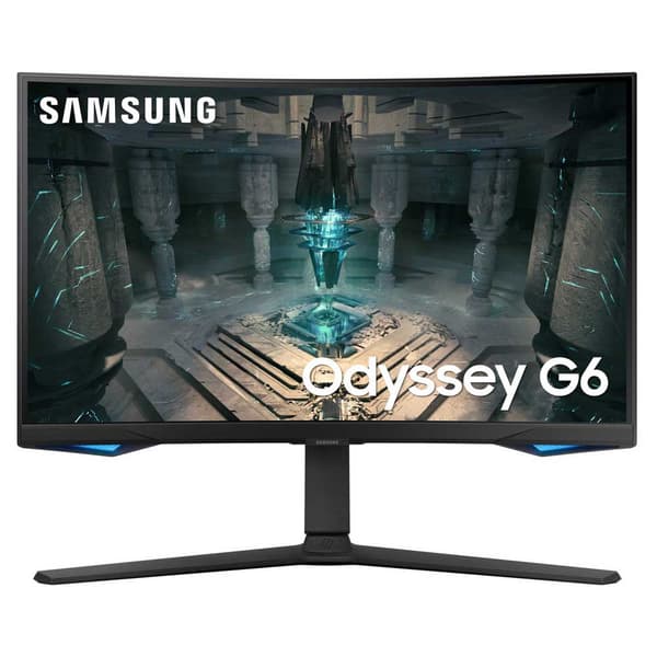 Samsung Kaareva Pelinäyttö Odyssey G6 Ls27bg650euxen 27´´ Qhd Va Led 240hz Hopeinen One Size / EU Plug