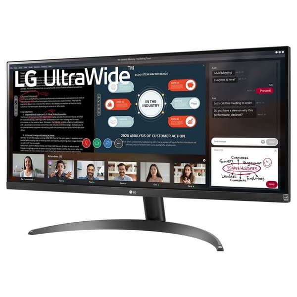 Lg Övervaka 29wp500-b 29´´ Ultra Wide Fhd Hdr10 75hz Svart One Size / EU Plug