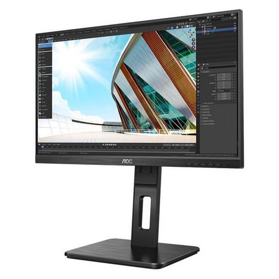 Aoc Monitor 22p2du 21.5´´ Fhd Ips Led 75hz Svart One Size / EU Plug