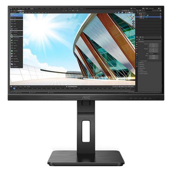 Aoc Monitor 22p2du 21.5´´ Fhd Ips Led 75hz Svart One Size / EU Plug