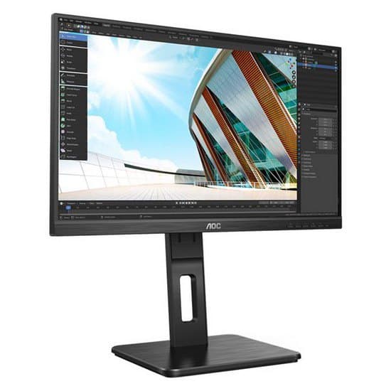 Aoc Monitor 22p2du 21.5´´ Fhd Ips Led 75hz Svart One Size / EU Plug