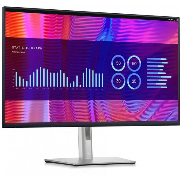 Dell Övervaka P3223de 32´´ Qhd Ips Led 76hz Silver One Size / EU Plug