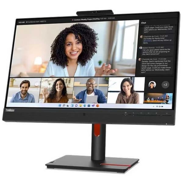 Lenovo Övervaka Thinkvision T24mv-30 23.8´´ Fhd Ips Lcd Durchsichtig One Size / EU Plug Svart
