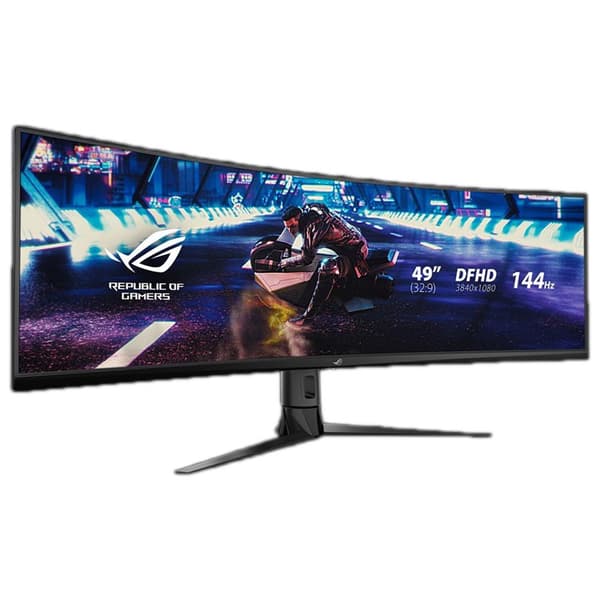 Asus Kaareva Pelinäyttö Rog Strix Xg49vq 49´´ Full Hd Led Musta One Size / EU Plug