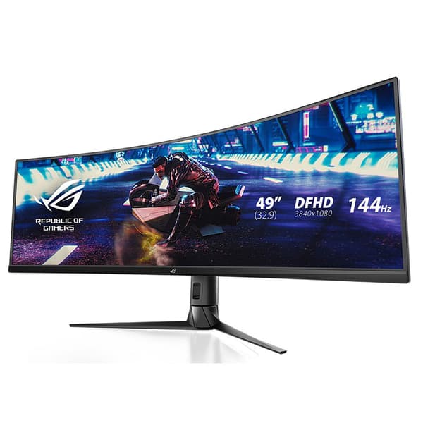 Asus Kaareva Pelinäyttö Rog Strix Xg49vq 49´´ Full Hd Led Musta One Size / EU Plug musta