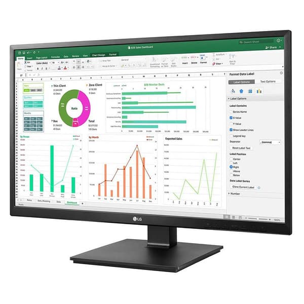 Lg Övervaka 27bn55up-b 27´´ 4k Ips Led Svart