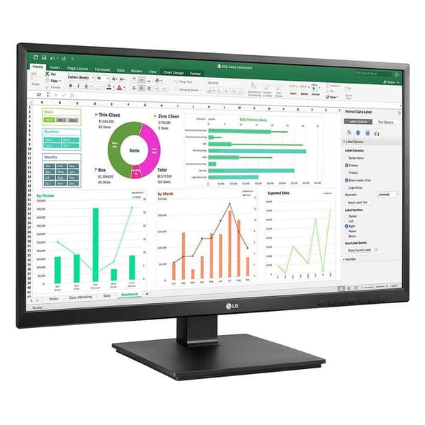 Lg Övervaka 27bn55up-b 27´´ 4k Ips Led Svart