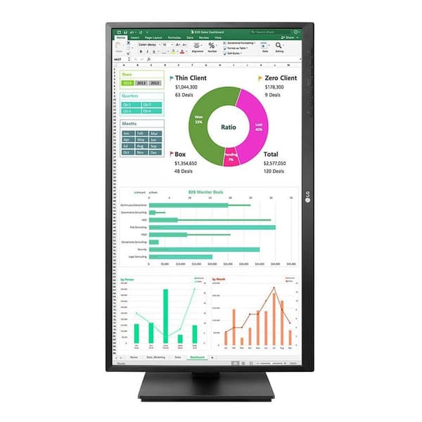 Lg Övervaka 27bn55up-b 27´´ 4k Ips Led Svart