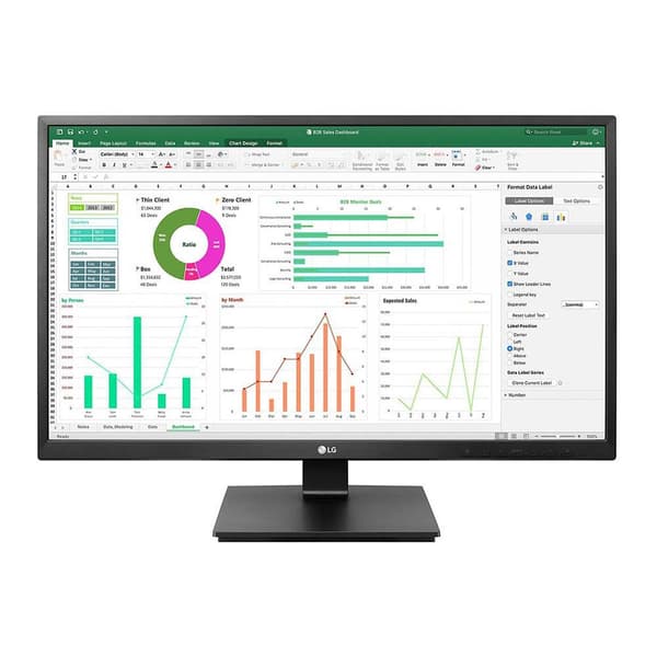 Lg Övervaka 27bn55up-b 27´´ 4k Ips Led Svart Svart