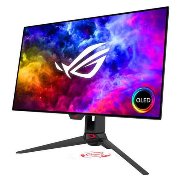 Asus Gaming Monitor Rog Pg27aqdm 27´´ Wqhd Oled 240hz Transparent Sort