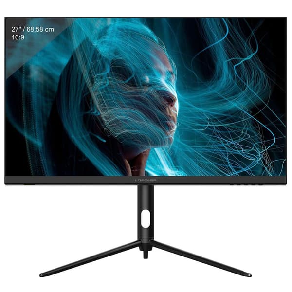 Lc Power Spelmonitor Lc-m27-4k-uhd-144-v2 27´´ Ips Lcd 144hz Blå One Size / EU Plug Svart