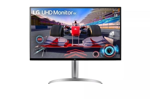 LG 32UQ750P-W - LED-skärm - 32" (31.5" visbar) - 3840 x 2160 4K @ 144 Hz - VA - 400 cd/m² - 2500:1 - HDR10 - 4 ms - 2xHDMI, DisplayPort, USB-C - högt